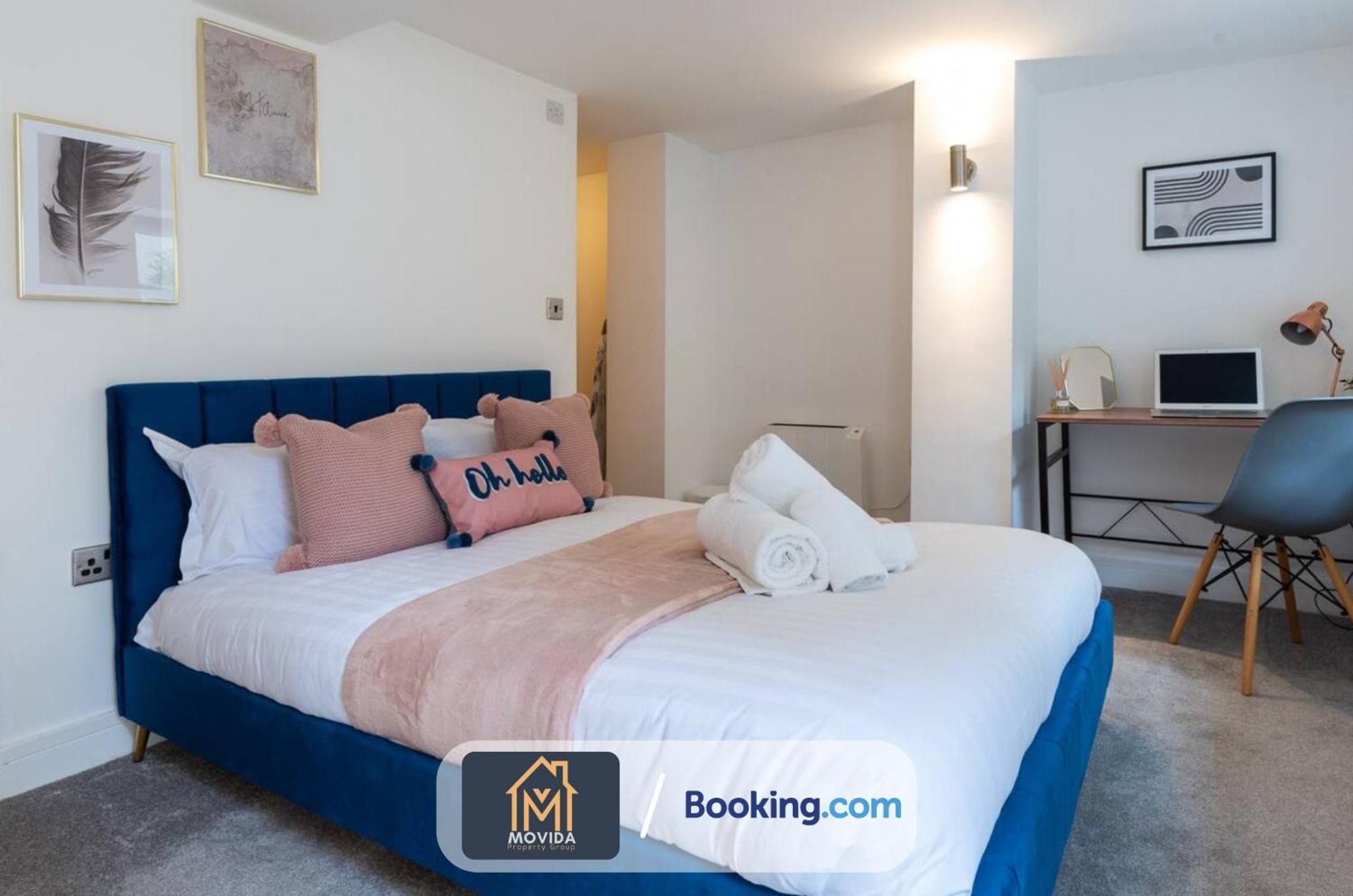 Stylish Two Bed Town Centre Apartment By Movida Property Group Short Lets & Serviced Accommodation With Parking Харрогейт Экстерьер фото