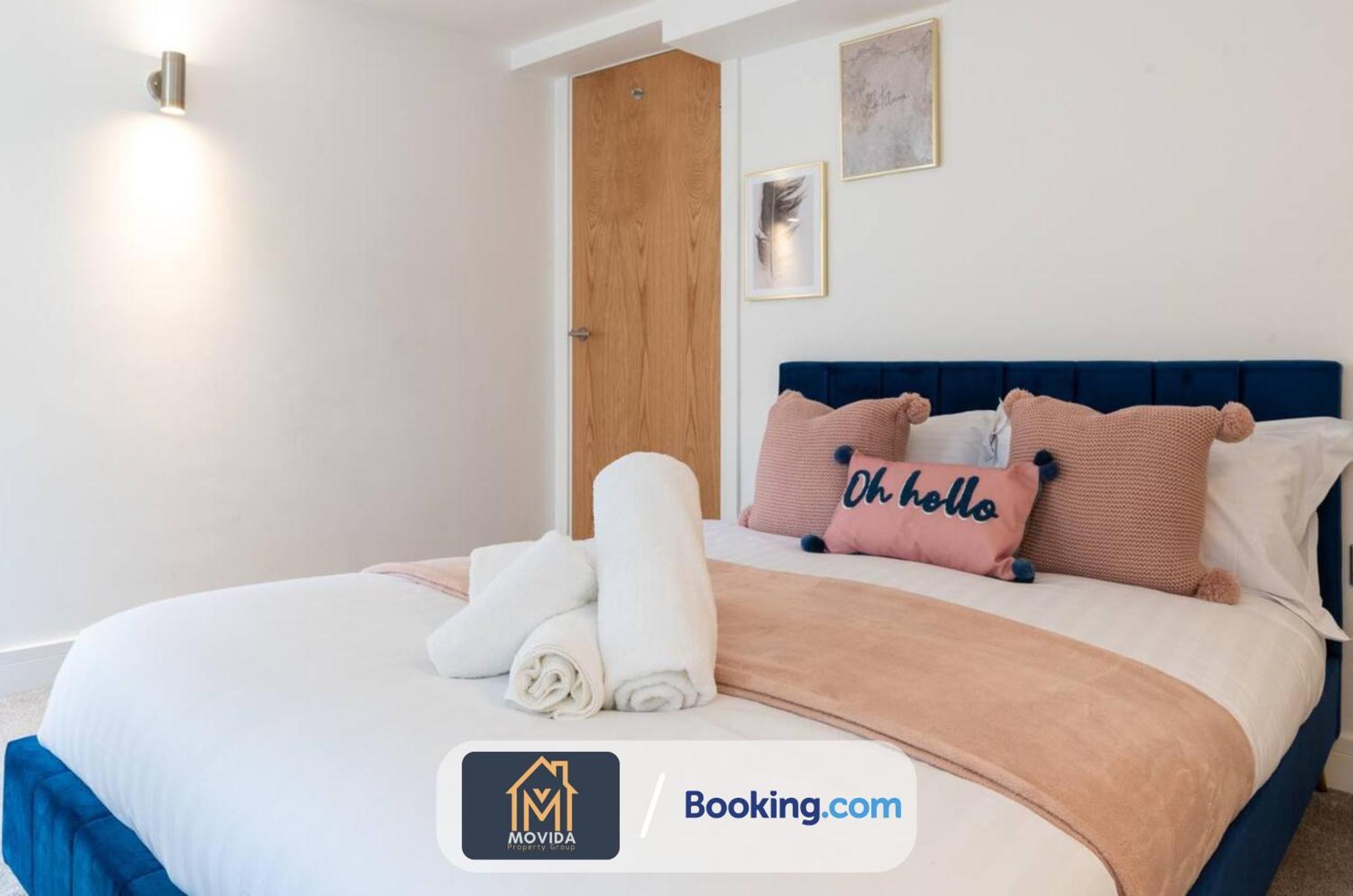 Stylish Two Bed Town Centre Apartment By Movida Property Group Short Lets & Serviced Accommodation With Parking Харрогейт Экстерьер фото